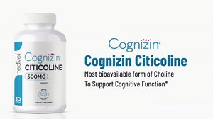 Teaveli Cognizin Citicoline- 500mg CDP Choline Capsules- Clinically Studied Brain Supplement to Support Clarity, Concentration and Memory – Most Bioavailable Form of Choline Supplements - 60 Servings