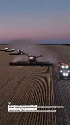 Mega Combine Harvester Harvesting Wheat at Lightning Speed🚜🌾 #FarmingTech #HarvestTime #AgriMachines