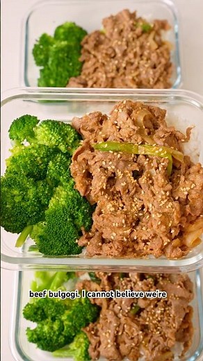 Day 15/30 of High Protein Recipes: KOREAN BEEF BULGOGI - easy meal prep idea