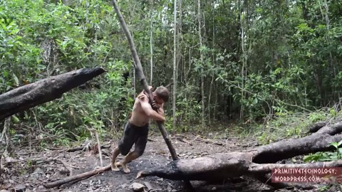 Planting staple crops using primitive methods