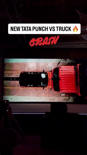 Tata punch crash test #ytshorts #tatamotors #tatapunch