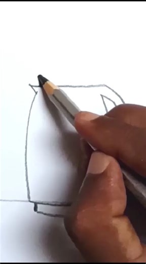 How to draw a cattle #drawing #creative #artwork #shorts