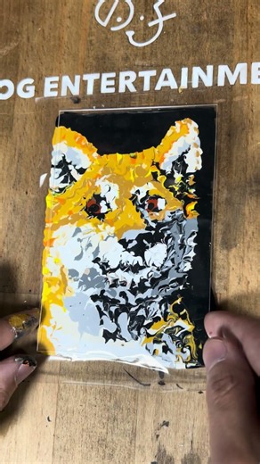 押さえつけて完成する柴犬のイラスト #柴犬 #shibainu #dogart