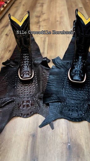 16K views · 310 reactions | Custom Nile Crocodile Hornback Skin Boots in Color “Chocolate” & “Black” Nationwide Shipping Available  La Hacienda Boot Co.  2429 Telephone Rd Houston, Texas 77023☎️ 713-514-9939/  346-510-8311 #houston #boots #customboots #lahaciendabootco | La Hacienda Boot Co. | Facebook