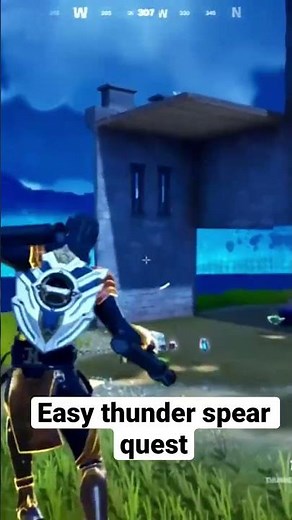 Fortnite how to easily complete the thunder spear quest
