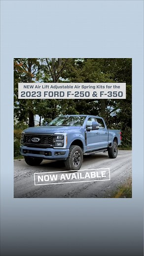 1K views · 112 reactions | Get the perfect load support kit for your 2023 Ford F-250/F-350 4WD single rear wheel with four options – the LoadLifter 5000, LoadLifter 5000 Ultimate, LoadLifter ProSeries, and the LoadLifter 7500 XL Ultimate. www.airliftcompany.com | Air Lift | Facebook