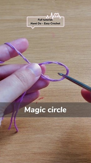 Full tutorial is on comment #crochet #howtocrochet #crochettutorial | Nami Do - Crochet and Cooking