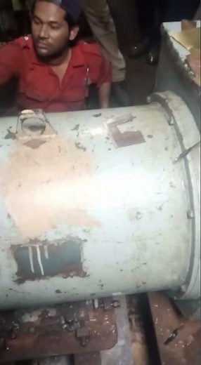 Precise Shaft Laser Alignment of Diesel Ship Engine and Alternator