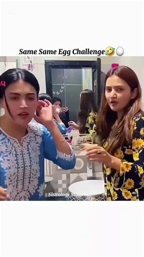 same same egg challenge 🤣🥚#shortsfeed #sistrology #newvlog #funny ‪@Sistrology‬