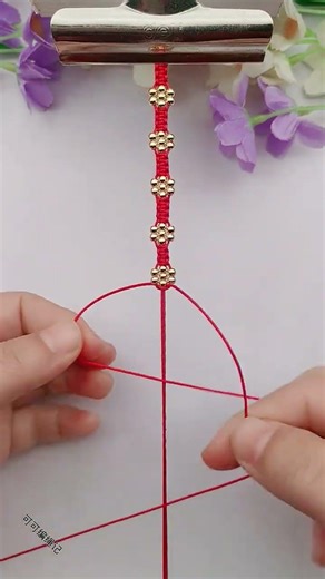Seven-star bead bracelet weaving, girls especially like it