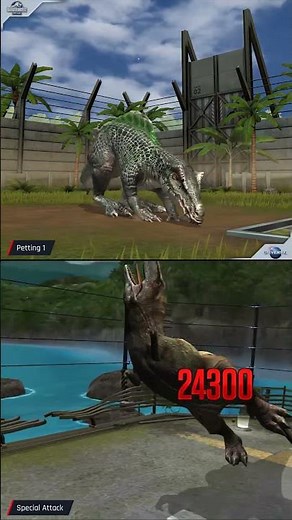 SPINOTASUCHUS ALL ANIMATION Super Hybrid | Jurassic World The Game