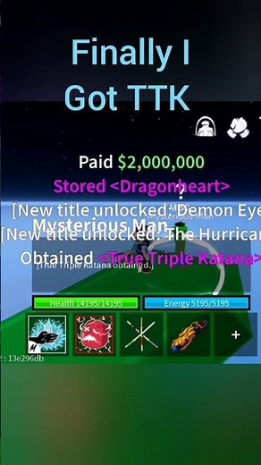 blox fruit how to get ttk sword #bloxfruit #sword