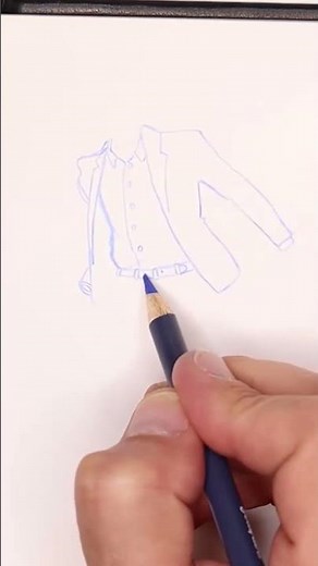 How to Draw Fabric Folds on a Coat | Easy Wrinkles Drawing Tutorial ✏️