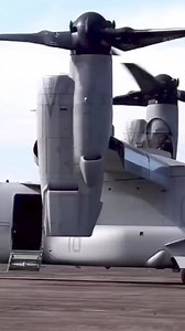USMC MV-22 Osprey closing her wings . . #v22 #v22osprey #bellboeing#aviation #military #usmilitary #aircraftcarrier #militaryaviation #usairforce #fighterjet #airforce #avgeek | Military Aviation