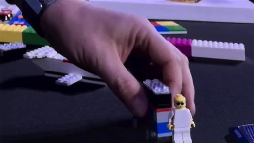 LEGO smart brick demo CES 2026