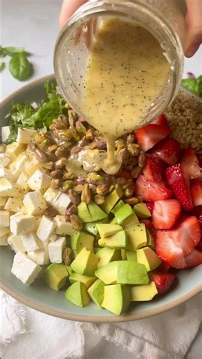 Summer Strawberry Quinoa Salad with Feta