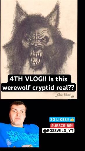 4TH VLOG!! Is this werewolf cryptid real?? #youtubeshorts #spookyfolklore #truestories #30subs