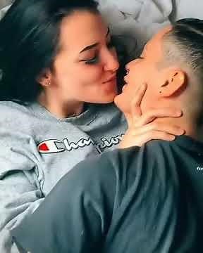 Love romantic lip kiss 😘 WhatsApp status videos | cute couple ❤️Love status❤️