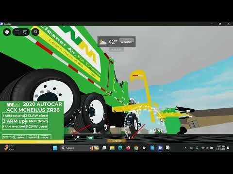 WM ACX Mcneilus ngen ZR on heavy trash (Part 1) (107420)