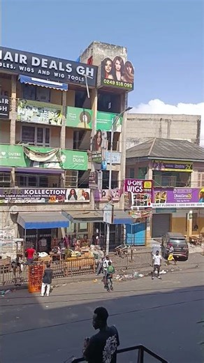 Accra downtown on a Sunday, Ghana 🇬🇭 #shorts