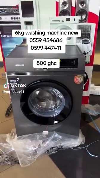 6kg washing machine new 0559 454686 0599 447411 800 ghc#foryoupage #fypシ゚