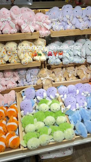 The Collab . on Instagram: "All these keychains are so cute🐠🐢🦈 🐙"