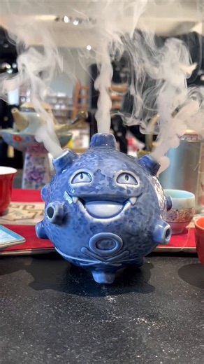ceramiMon on Instagram: "We recreated the Pokémon Koffing🤯 with ceramics in reality. Do you think it looks like the real one🤗 #fypジ #pokemon #handmade #ceramic #pokemonfans"