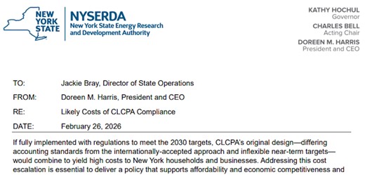 State lawmakers continued to discuss NYSERDA memo