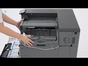 CS943/CX942/CX943/CX944/XC9445/XC9455/XC9465—Installing the 500-sheet staple offset finisher