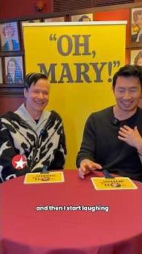 Oh, John! Oh, Simu! The stars of Broadway’s OH, MARY! play a fun game sharing who’s who!