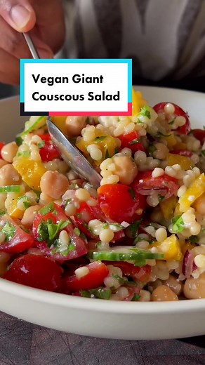 Wholesome Vegan Giant Couscous Salad Recipe