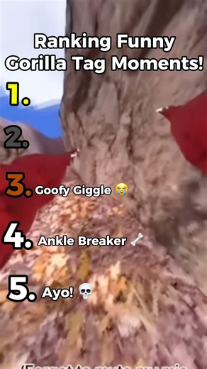Ranking Gorilla Tag Funny Moments! #gtag #vr #gorillatag #ranking