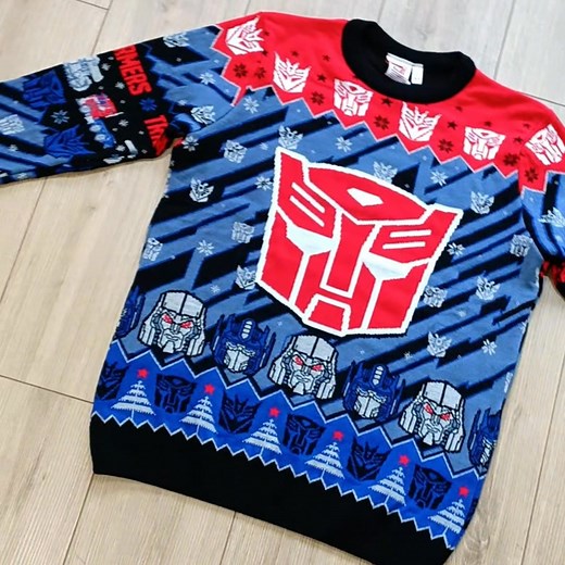 Transformers Christmas Jumper. Get yours now! | Merchoid