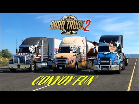 😂 ETS2 Convoy LIVE | Fun Moments & Crazy Trucking With Friends 🚛 | Euro Truck Simulator 2
