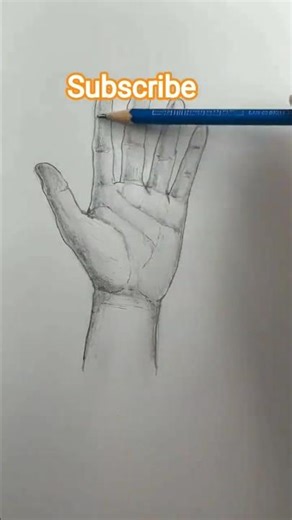how to draw a hand step by step #painting #easydrawing