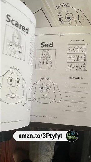 Emotions in Sign Language - Lesson Plan Book 12