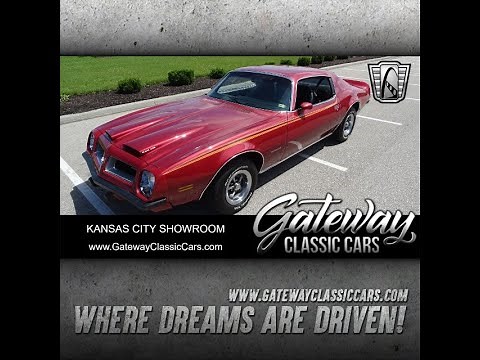 1974 Pontiac Firebird Formula Gateway Classic Cars Kansas City #600