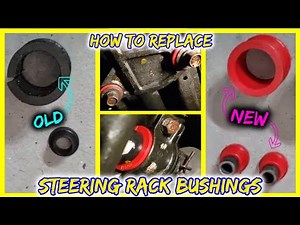 [Bushing Replacement] LAST ONE!! How to Replace Steering Rack Bushings