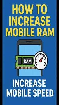 How to Increase Mobile RAM | Boost Mobile Speed in 2026 (Android) #IncreaseMobileRam