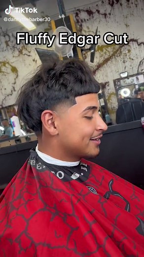Fluffy Edgar Cut: High Taper Haircut Trends