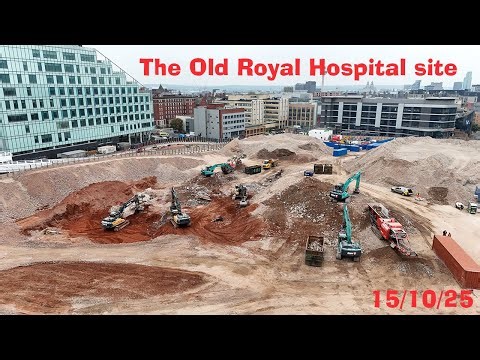 Old Royal Liverpool Hospital site. Update 15th October 2025
