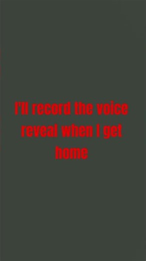 voice reveal in a hour