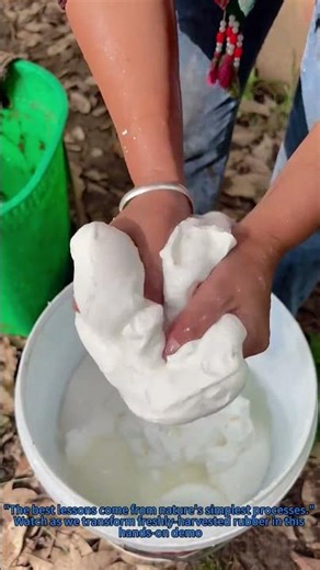 Quick & Easy Natural Rubber Processing | DIY Material Prep