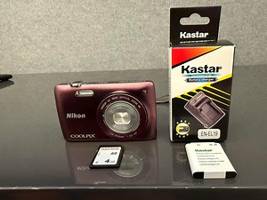 Nikon COOLPIX S4300 16MP Digital Camera Plum Touchscreen - Tested Bundle READ - Etsy