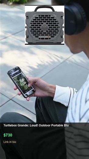 Turtlebox Grande: Loud! Outdoor Portable Bluetooth — ? — No Cap Review #shorts