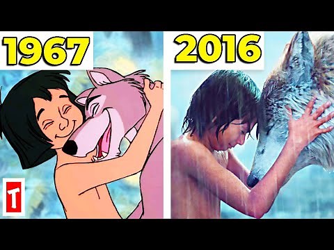 How The Jungle Book Reboot Compares To The Animated Original