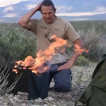 A Useful Tool! - Cooking Cactus with Portable Fire Pit | Chad Zuber