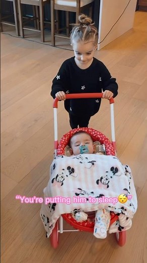 Toddler Takes Such Good Care Of Baby Brother