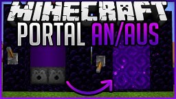 Portal On/Off Switch   Tutorial Minecraft Map