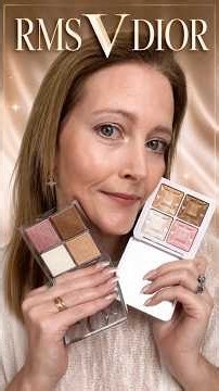 RMS ReDimension Daily Glow Palette versus Dior Backstage Glow Maximizer Palette 001 Universal Glow ✨